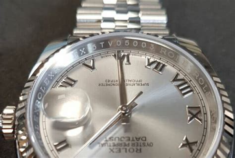 rolex m832266|rolex serial number inside bezel.